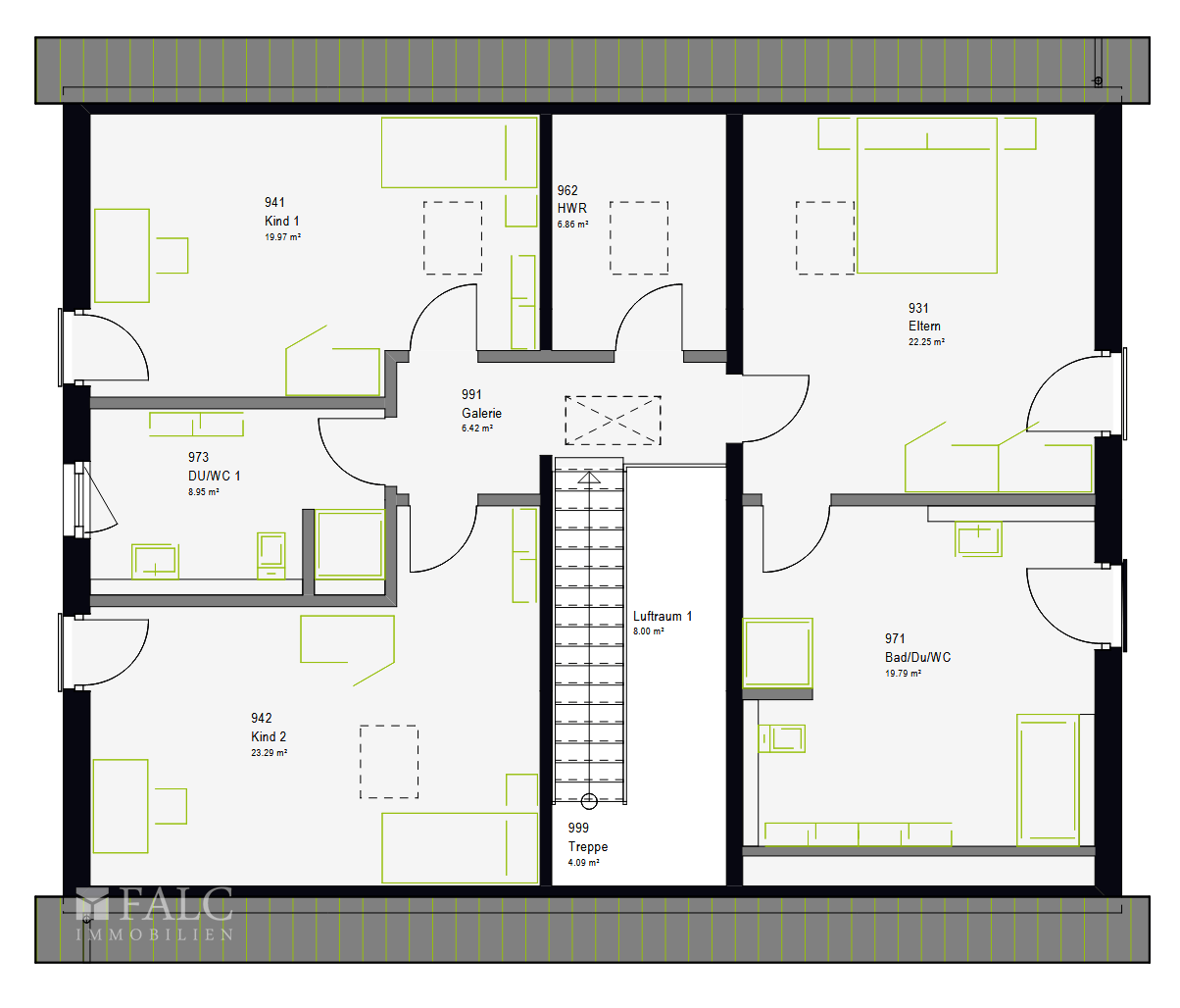 Grundriss Obergeschoss